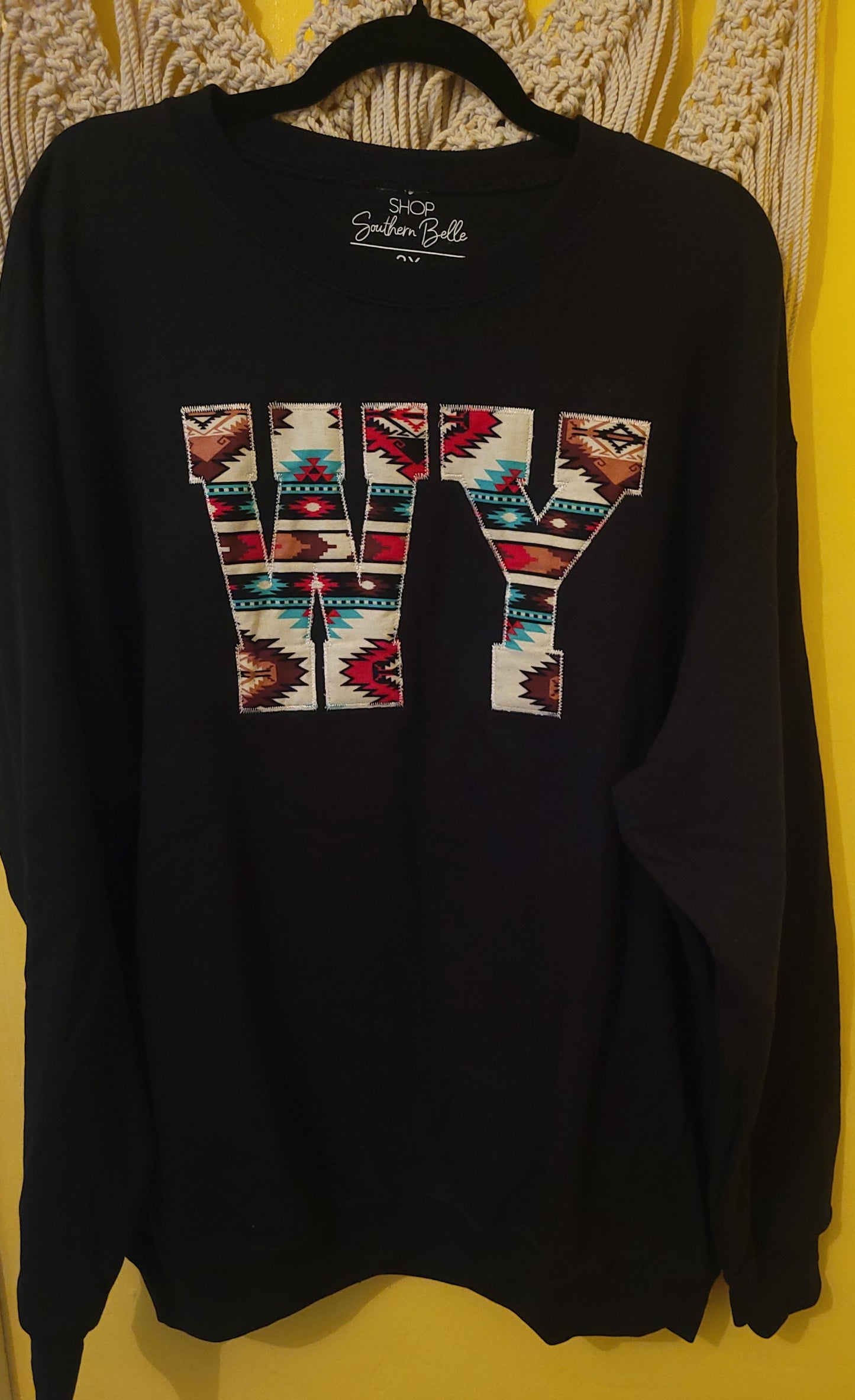 Wyoming Embroidered Sweatshirts