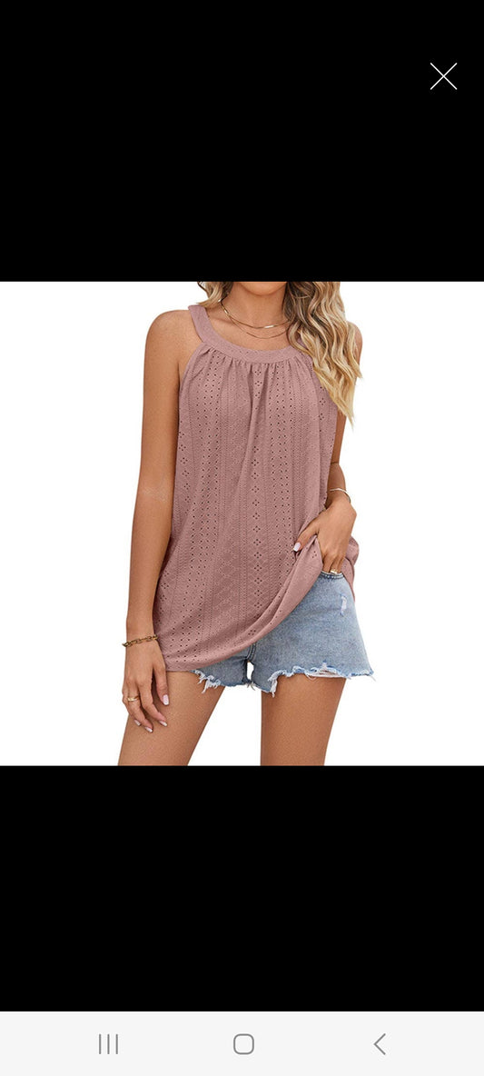 Halter Tank Mauve