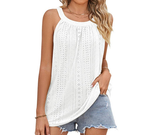 Halter Tank White