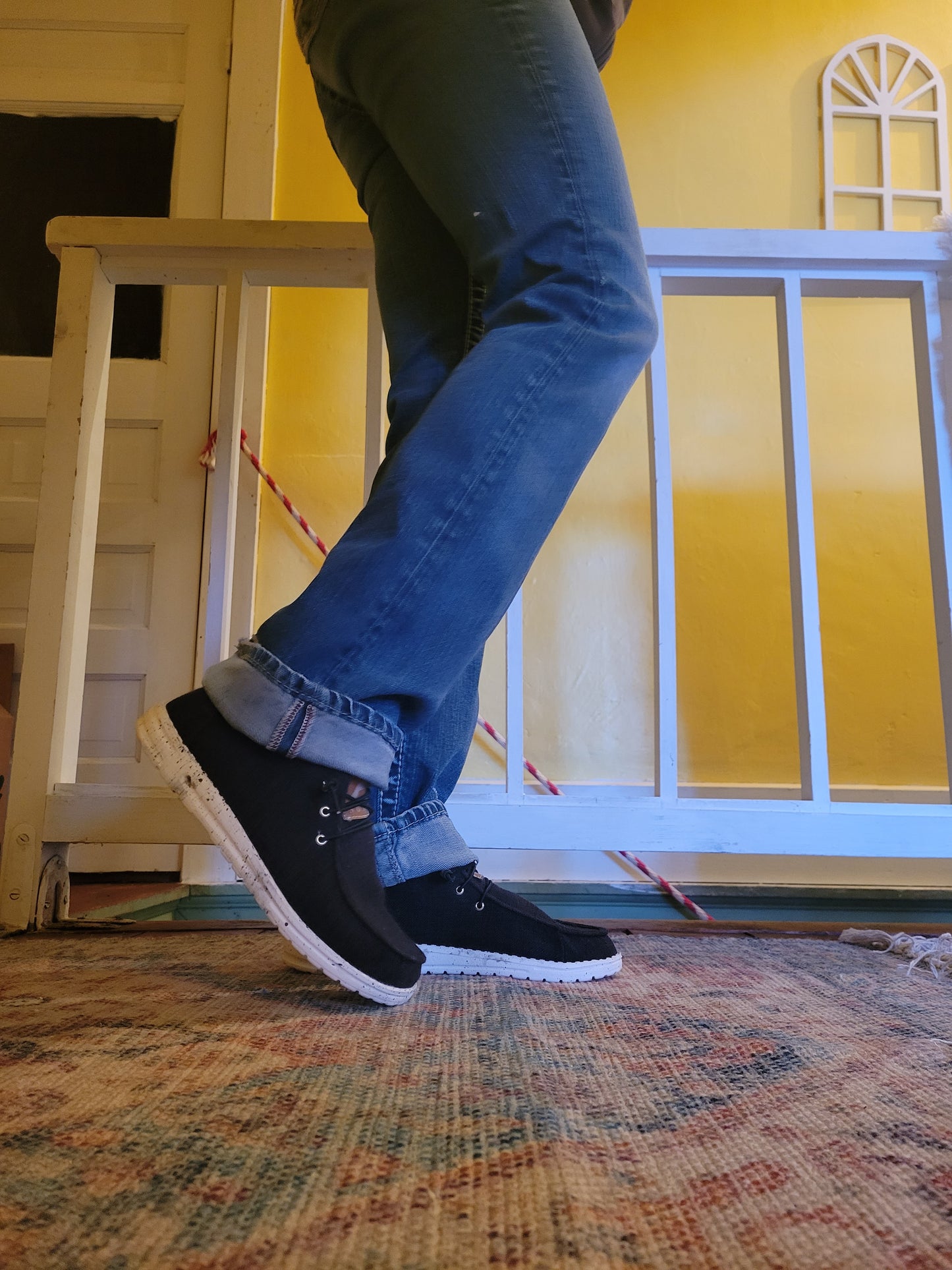 Womens Norty Boat Shoes Black